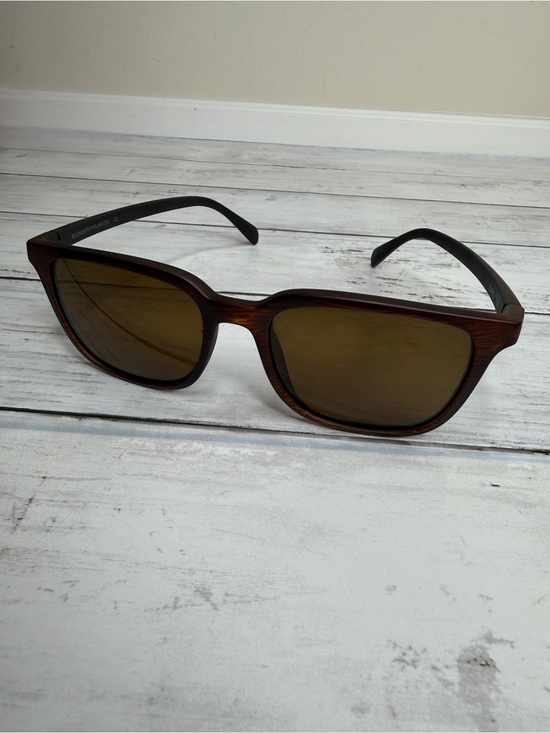 SUNCLOUD Accessories - SUNCLOUD Women’s Wood-Effect Brown Frame Sunglasses with Brown Lenses